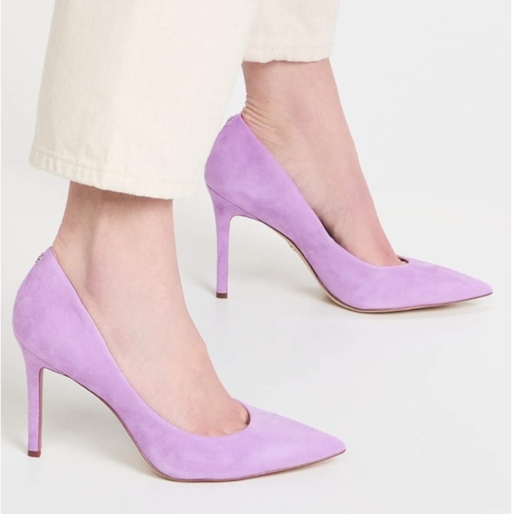 *NEW* Sam Edelman Hazel Pump in Amethyst Suede